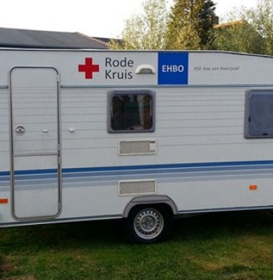 mobiele eerste hulp post klein
