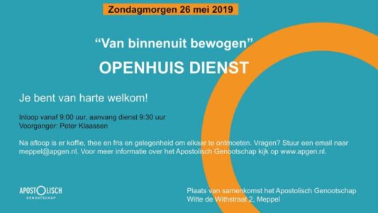 Flyer Apgen open dienst 26 mei