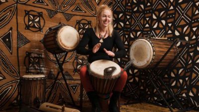 Djembe-met-koffie Djembe-met-koffie