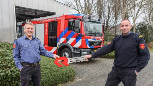 Overdracht Tankautospuit Slagharen 01-02-2021