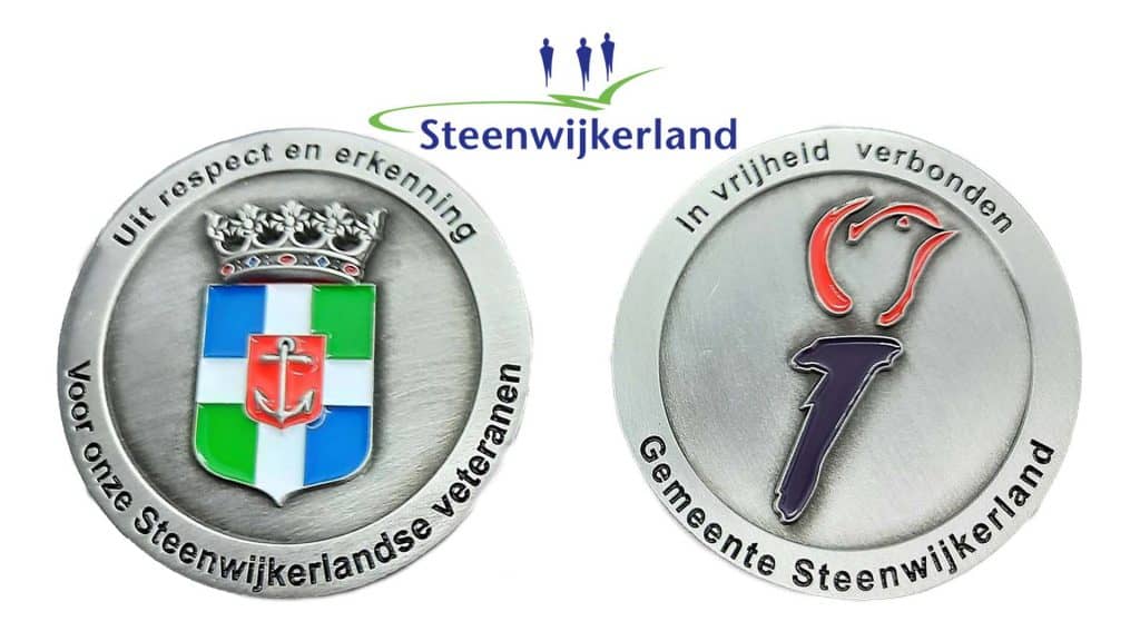 Jongste vrouwelijke veteraan ontvangt herdenkingsmunt