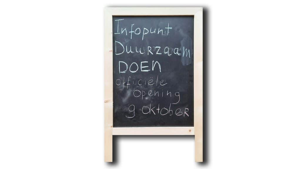 Infopunt Duurzaam Doen opent zaterdag 9 oktober officieel de deuren