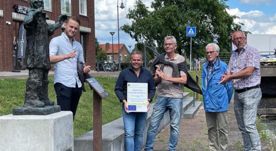 Monumentenborden Paardenmarkt onthulling
