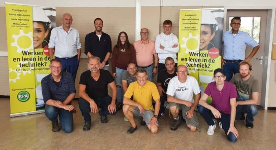 Projectteam, praktijkcoach, ondernemers en leerlingen van de RPA procestechniek Projectteam, praktijkcoach, ondernemers en leerlingen van de RPA procestechniek