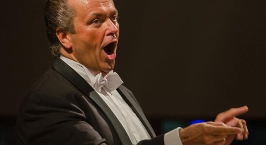 Dirigent Martin Mans. Eigen foto