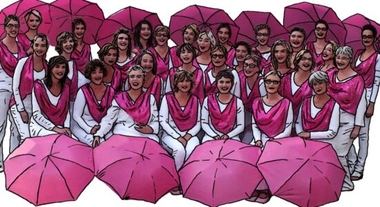 BEWERKTE koorfoto 50 met zwarte lijntjes