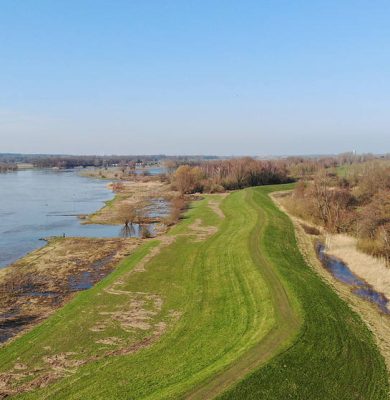 Luchtfoto - Krommedijk bij Herxen - Foto door Wijnand Evers en Frank Jansen