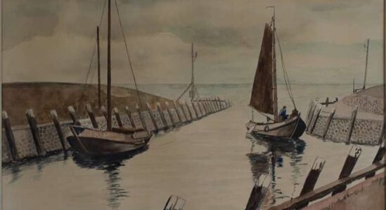 Aquarel Kobus Zuidert