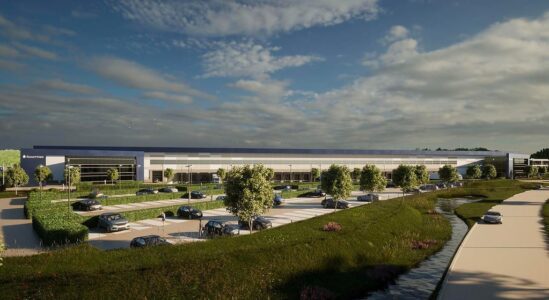 Een artist impression van Panattoni Park Steenwijk. Foto- Panattoni Nederland