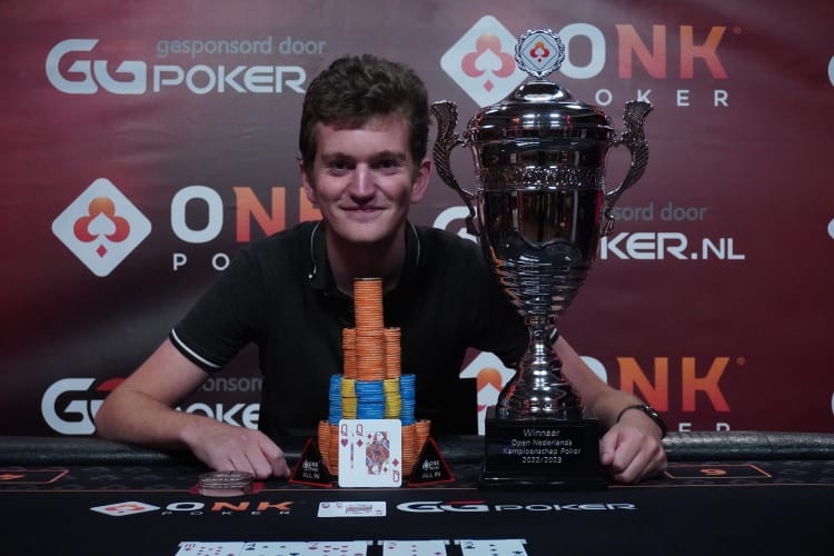 Germ de Haas is de Pokerkampioen van Nederland 2022/2023