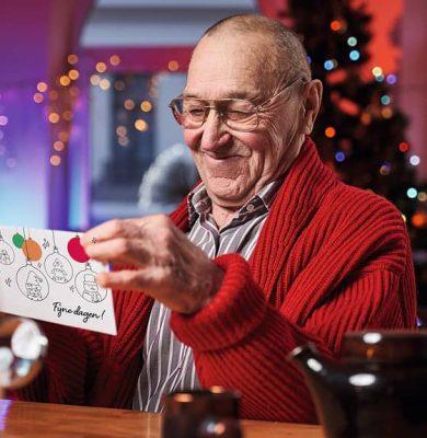 Knip van beeld kerstkaartenactie 2023