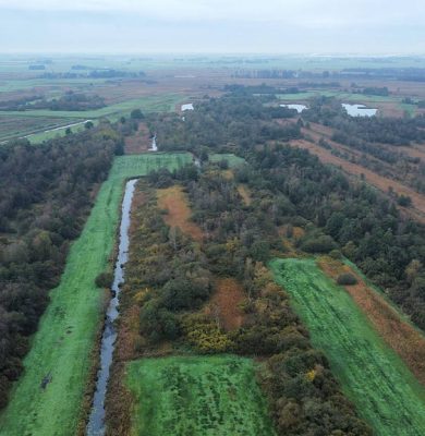 Dronefoto Wetering West Ant Water richting Blokzijl_20231025_Egbert Beens