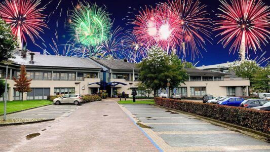vuurwerk gemeentehuis