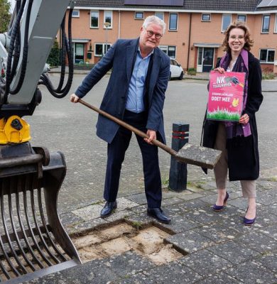 Start NK Tegelwippen 2024, fotograaf Wilbert Bijzitter