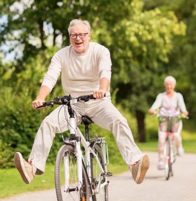 Foto nazomerse fietstocht