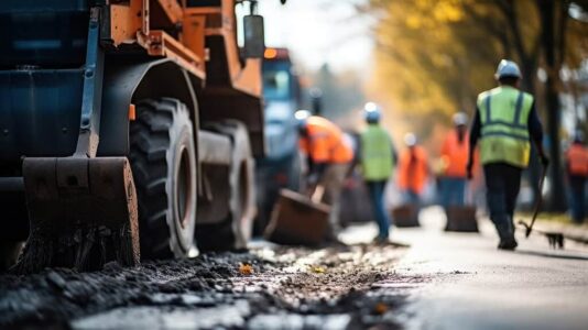 werkenaan de weg