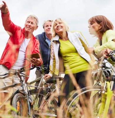 Foto wandel- en fietsapp