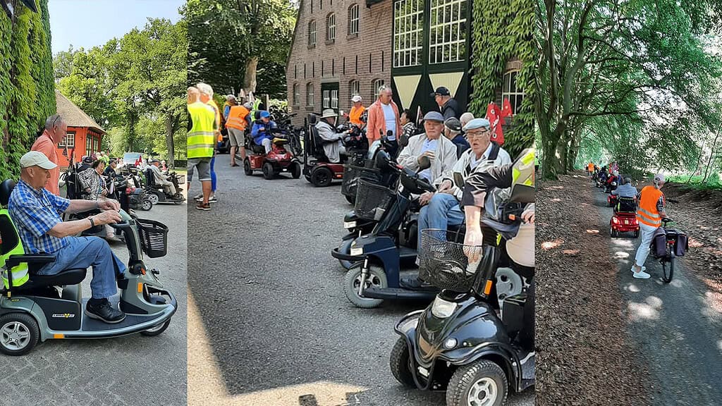 25e Scootmobieltocht in Steenwijk