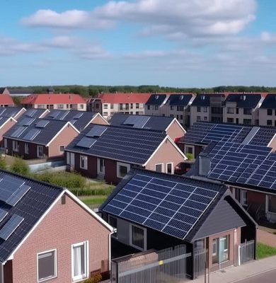 zonnepanelen op huizen
