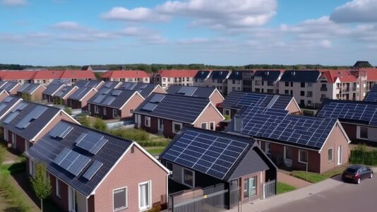 zonnepanelen op huizen