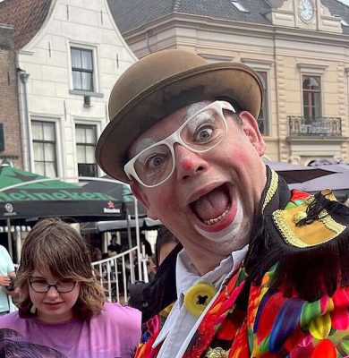 Clown voor de rechter