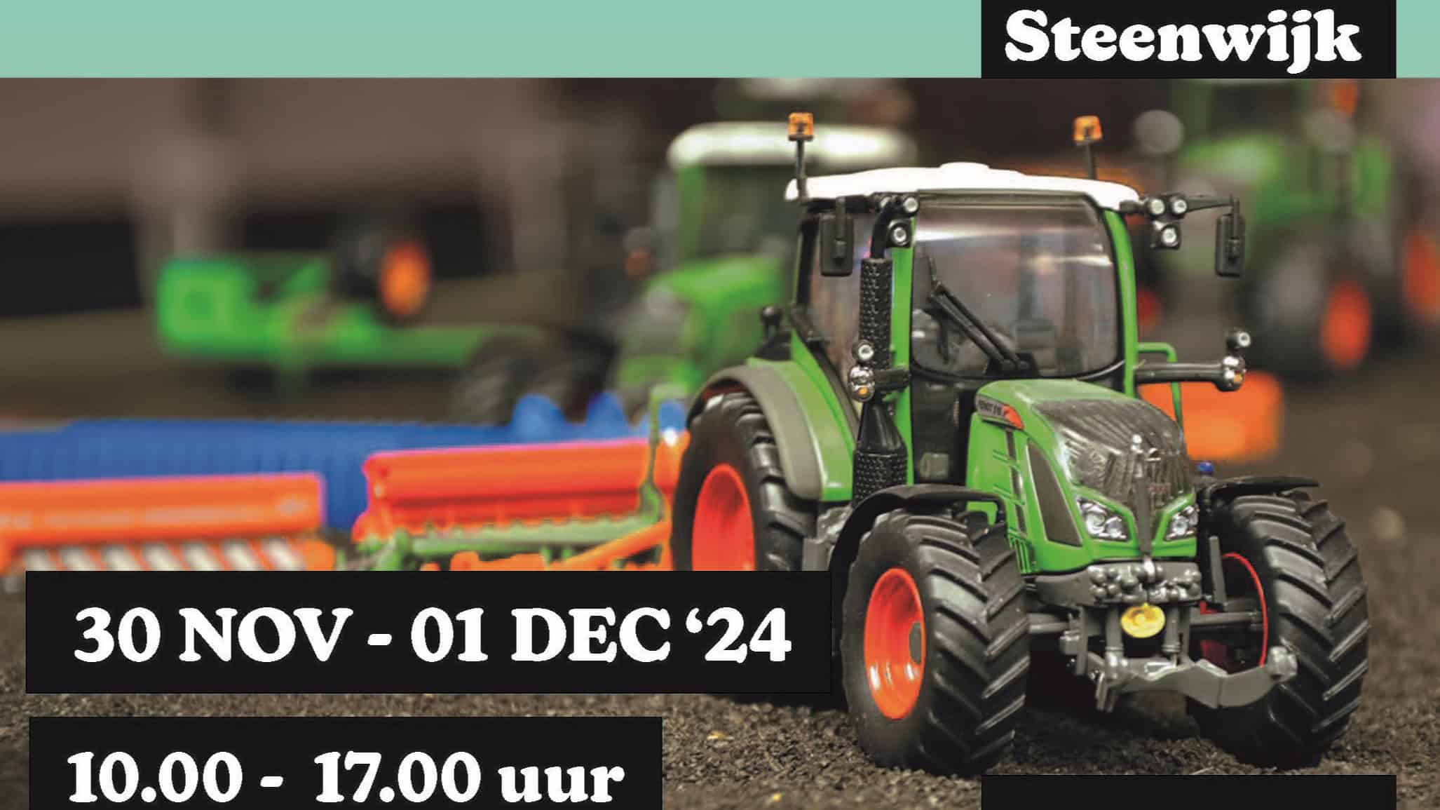 De Meenthe Steenwijker Internationale Landbouwminiaturenbeurs A3 poster 2024