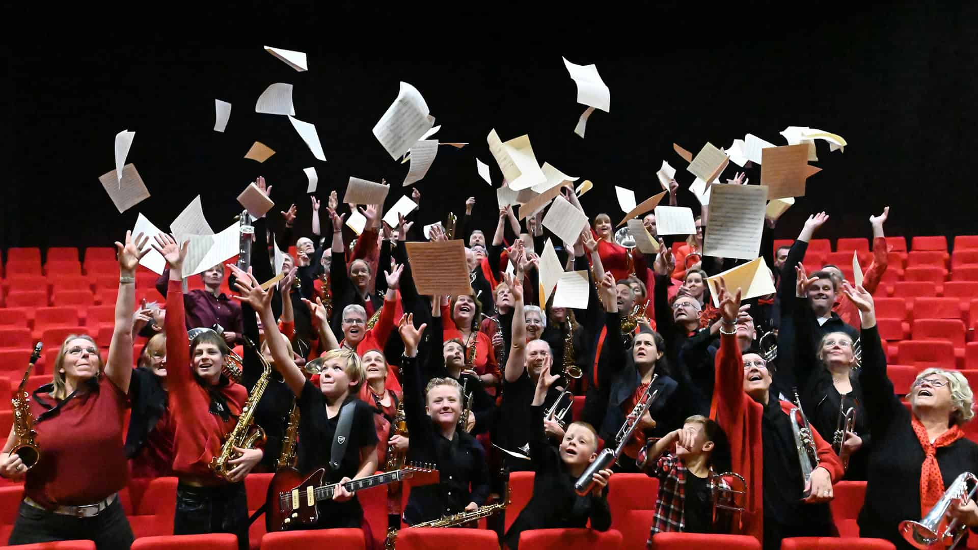 Het orkest VCE Westerveld Foto aangeleverd VCE Westerveld