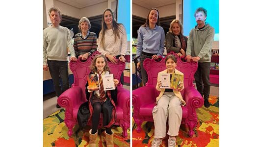 Foto winnaars voorleeswedstrijd Steenwijkerland Foto winnaars voorleeswedstrijd Steenwijkerland