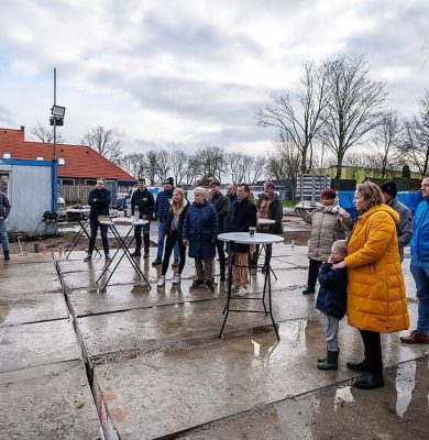 Start bouw Scheerwolde. foto Wilbert Bijzitter