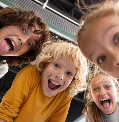 Blije kinderen