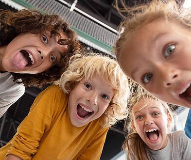 Blije kinderen