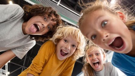 Blije kinderen