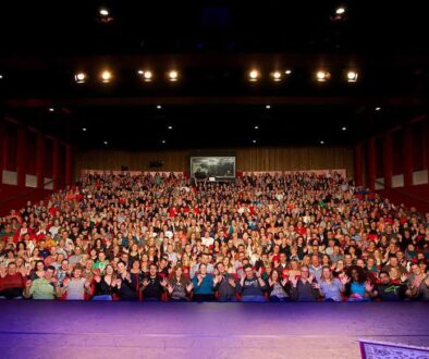 Theaterzaal vanaf het podium De Meenthe