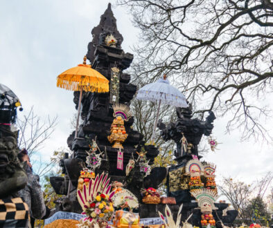 Balinese Hindoetempel in Dierenpark Taman Indonesia, Kallenkote