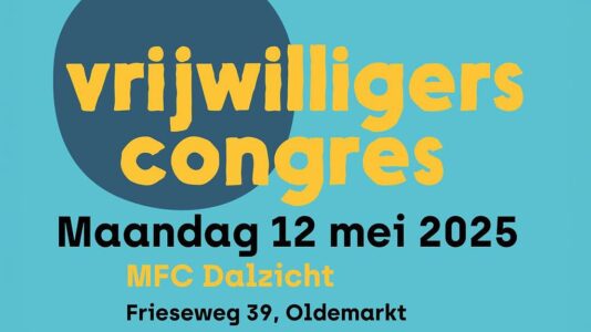 Poster vrijwilliger congres
