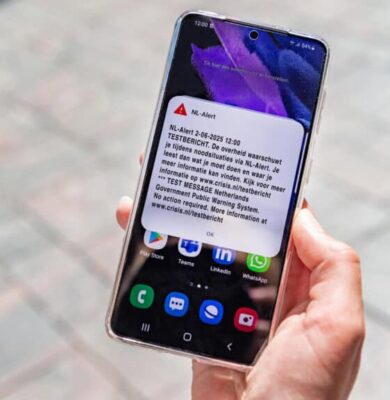 NL-Alert testbericht - mobiele telefoon juni25