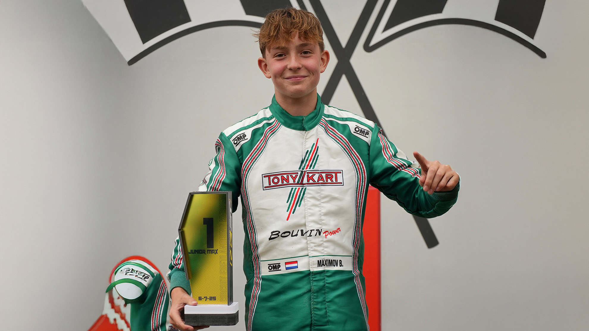 Boaz Maximov wint in Kerpen - foto Fedor Eskes:RaceXpress.nl