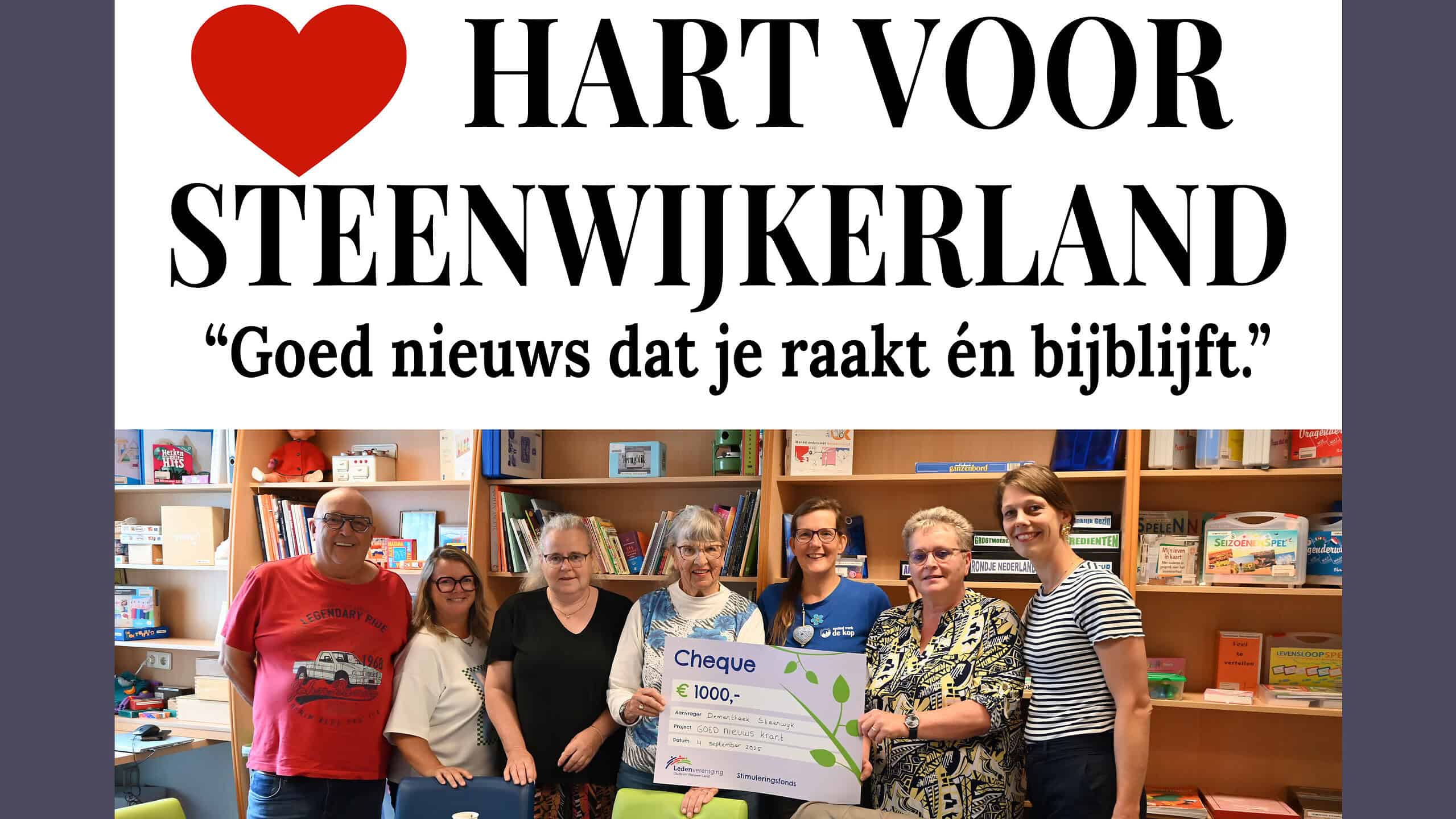 Hart voor Steenwijkerland - foto Dirk Brans