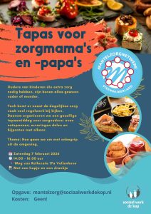 7 februari Tapas voor zorgmama's en -papa's - aangeleverd