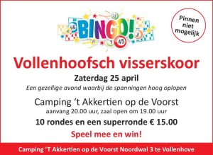 Bingo 25 april - foto aangeleverd