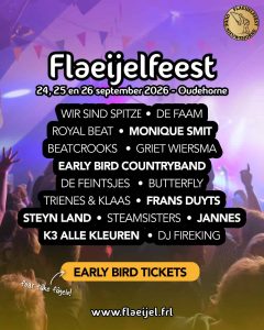 Muziekprogramma earlybird actie (foto aangeleverd)