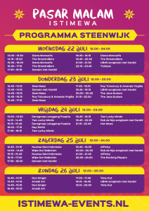 Programma Pasar Malam Istimewa (foto aangeleverd)