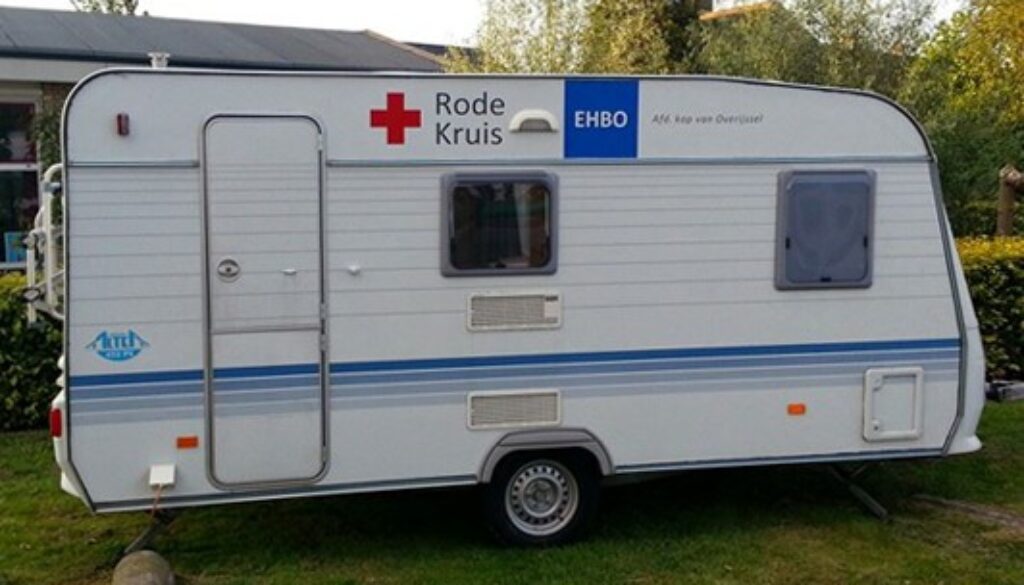mobiele eerste hulp post klein