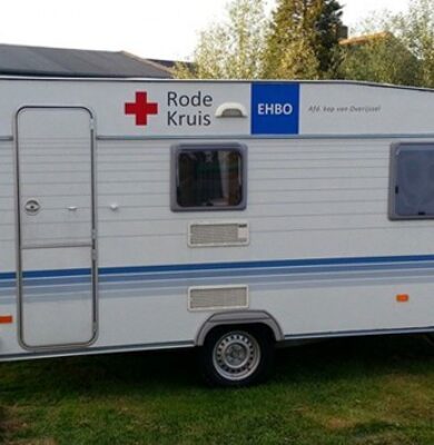 mobiele eerste hulp post klein