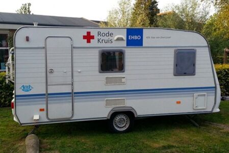 mobiele eerste hulp post klein