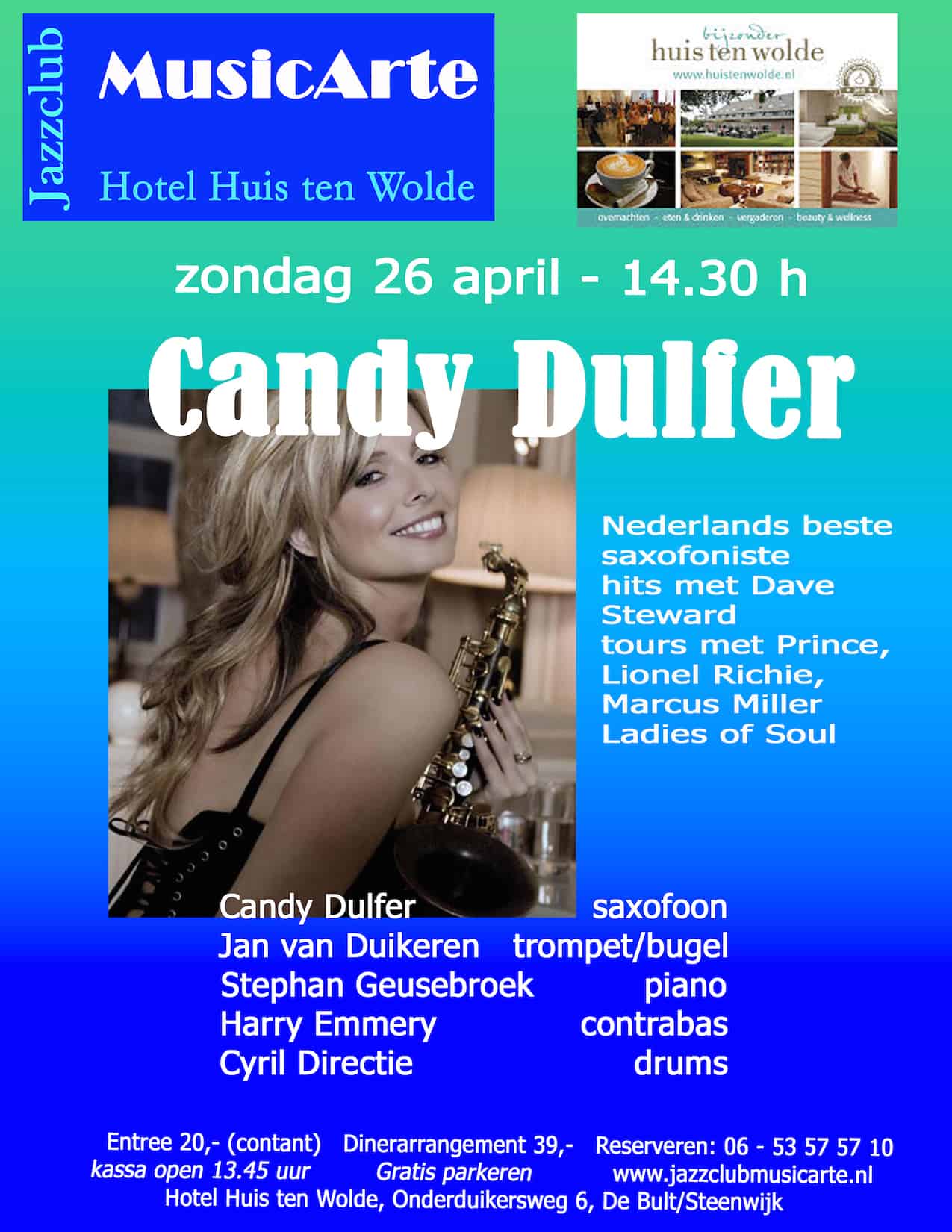 aankondiging Candy Dulferkopie