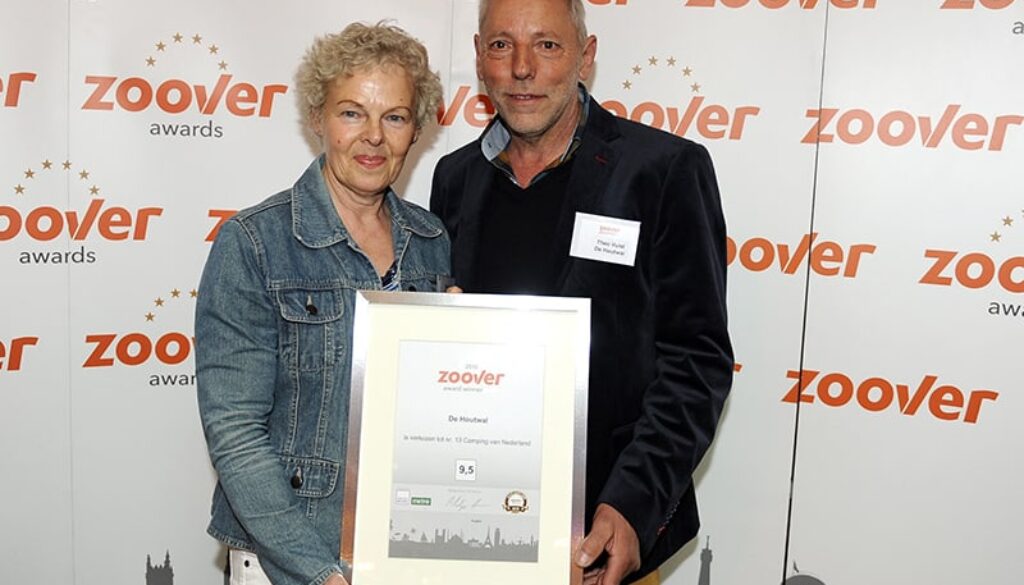 Camping de Houtwal Zoover awards