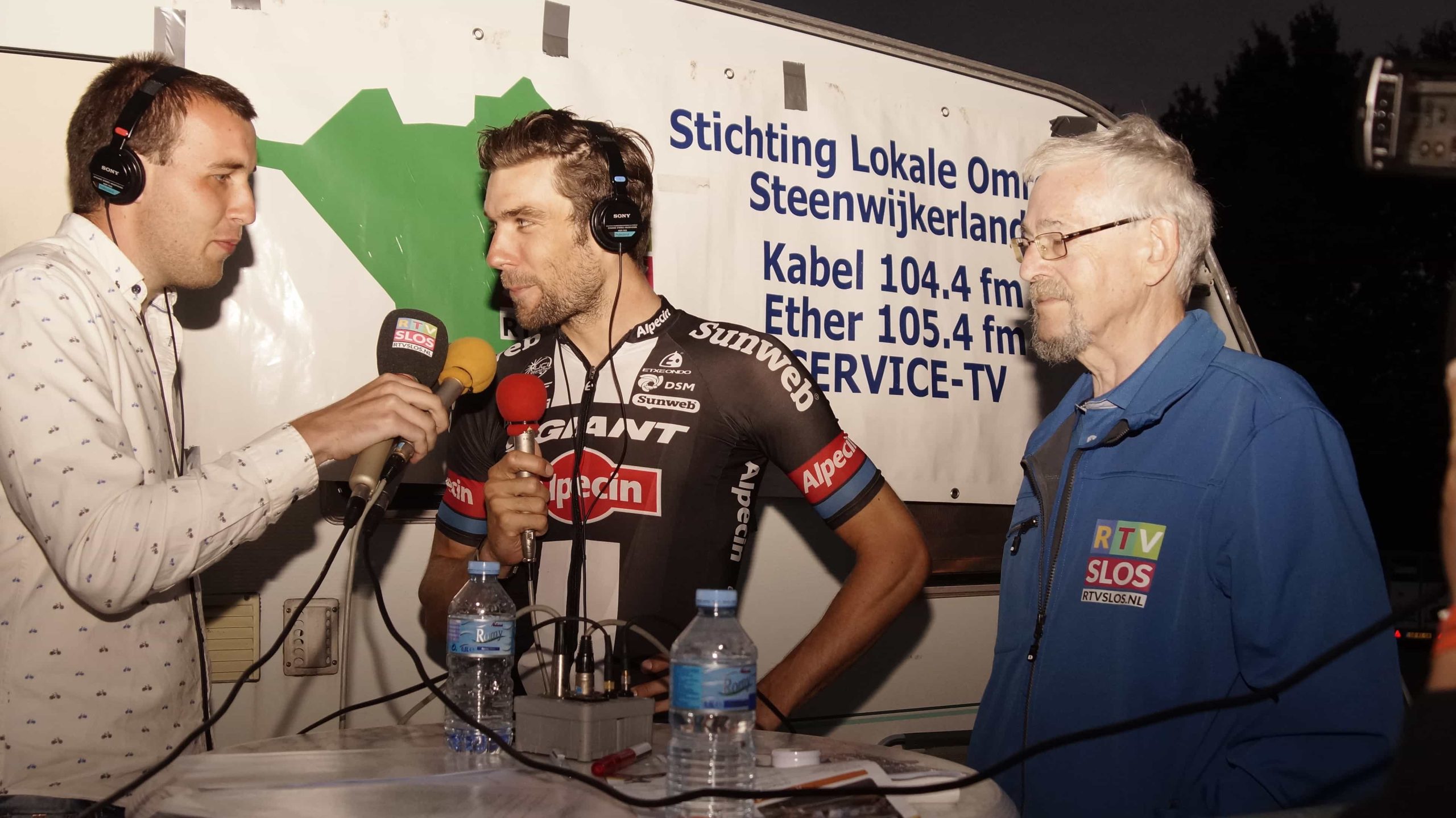 Spektakel van Steenwijk 2016 vlnr Tim de Vries - Albert Timmer - Gerard Mintjes (foto Dirk Brans)