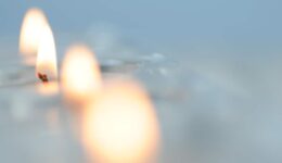 Memorial Candles - Stock Image