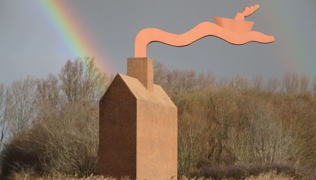 Monument voor de Noordoostpolder - Foto Museum Nagele